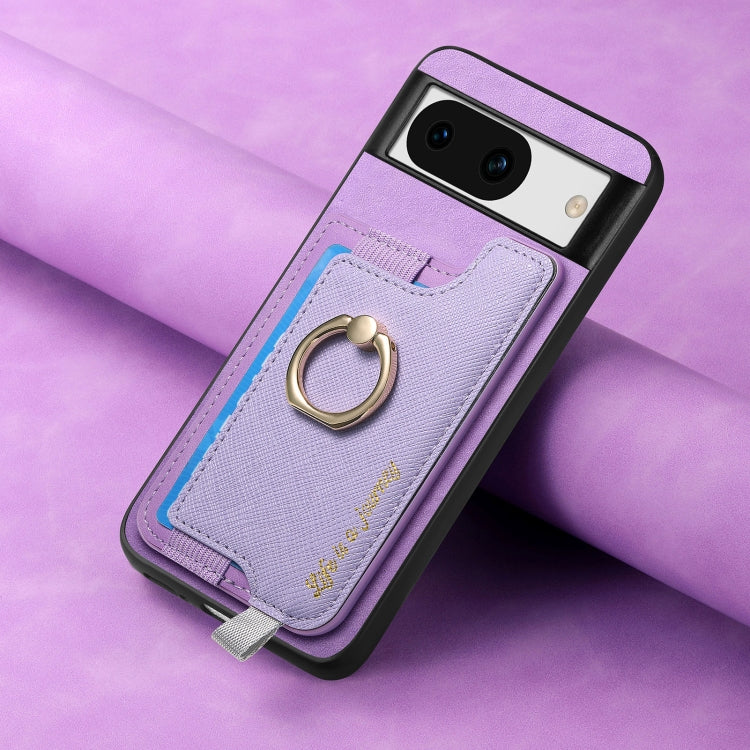 For Google Pixel 7a Retro Magsafe Magnetic PU Back Cover Phone Case