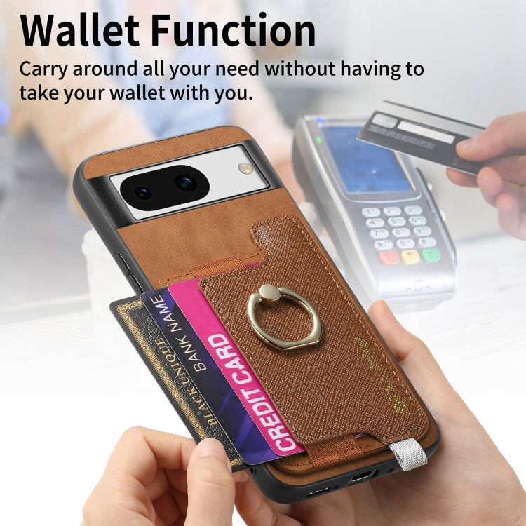 For Google Pixel 7a Retro Magsafe Magnetic PU Back Cover Phone Case