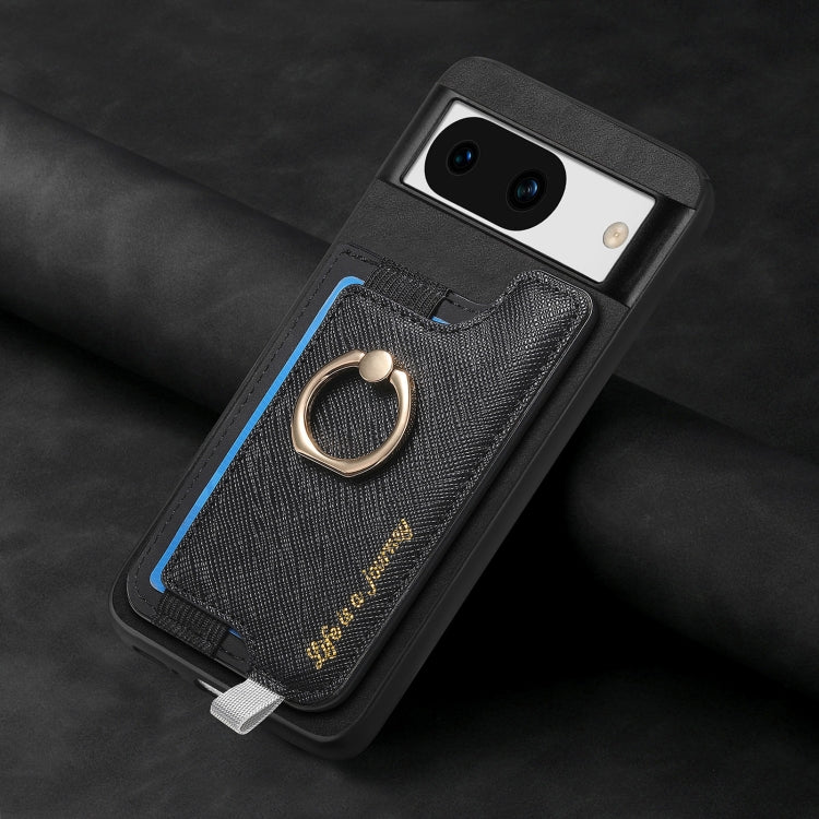 For Google Pixel 7a Retro Magsafe Magnetic PU Back Cover Phone Case