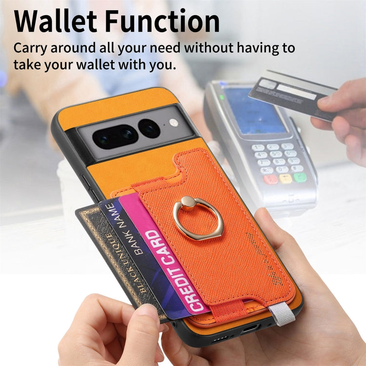 For Google Pixel 7 Pro Retro Magsafe Magnetic PU Back Cover Phone Case