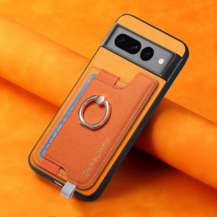 For Google Pixel 7 Pro Retro Magsafe Magnetic PU Back Cover Phone Case