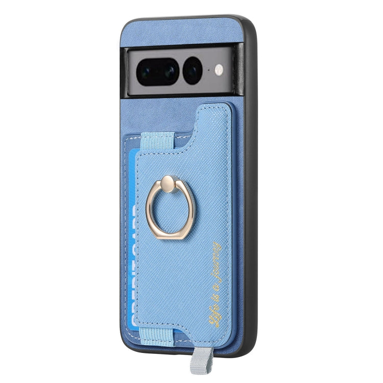 For Google Pixel 7 Pro Retro Magsafe Magnetic PU Back Cover Phone Case