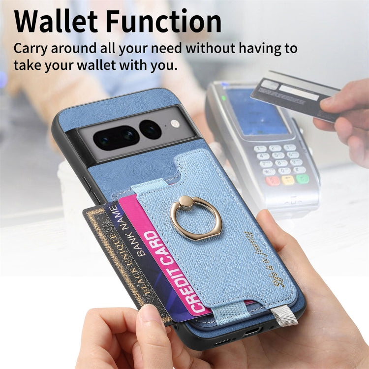 For Google Pixel 7 Pro Retro Magsafe Magnetic PU Back Cover Phone Case