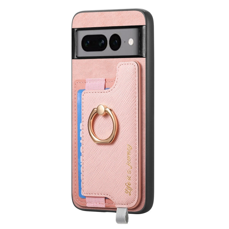 For Google Pixel 7 Pro Retro Magsafe Magnetic PU Back Cover Phone Case