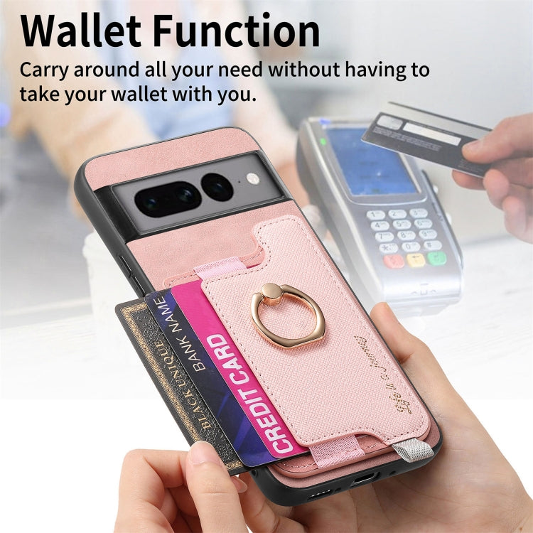 For Google Pixel 7 Pro Retro Magsafe Magnetic PU Back Cover Phone Case