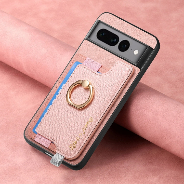 For Google Pixel 7 Pro Retro Magsafe Magnetic PU Back Cover Phone Case