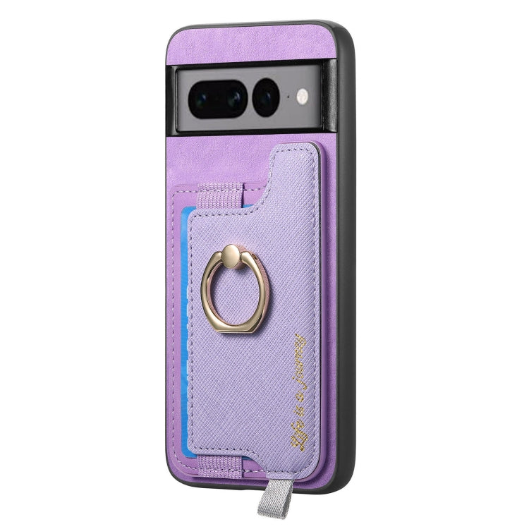 For Google Pixel 7 Pro Retro Magsafe Magnetic PU Back Cover Phone Case