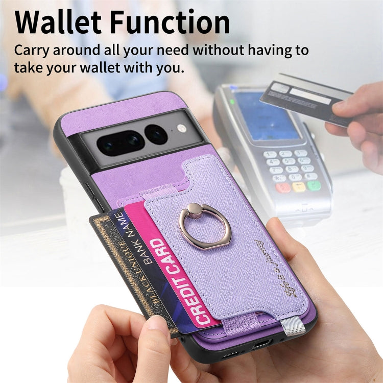 For Google Pixel 7 Pro Retro Magsafe Magnetic PU Back Cover Phone Case