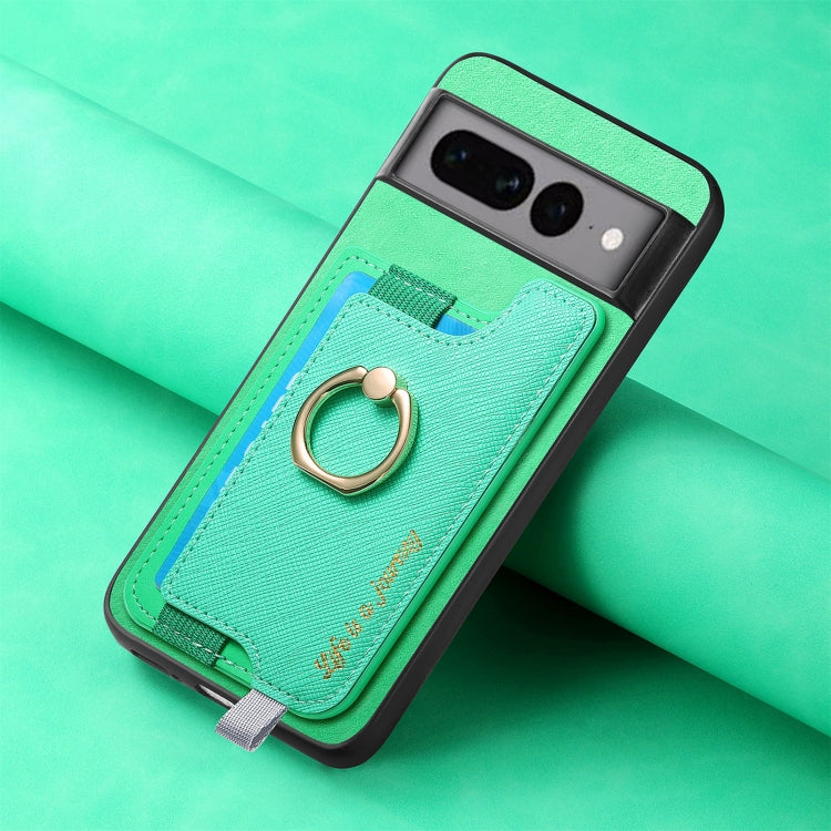 For Google Pixel 7 Pro Retro Magsafe Magnetic PU Back Cover Phone Case