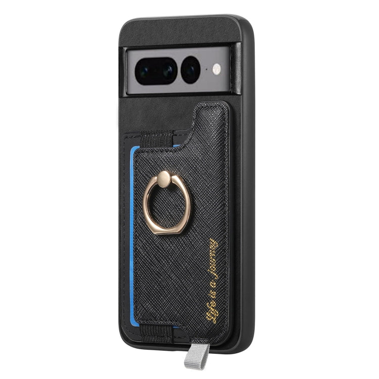 For Google Pixel 7 Pro Retro Magsafe Magnetic PU Back Cover Phone Case
