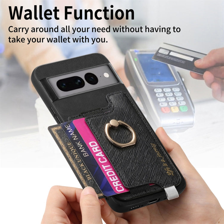 For Google Pixel 7 Pro Retro Magsafe Magnetic PU Back Cover Phone Case