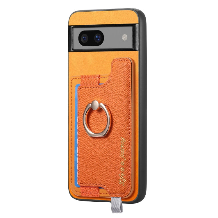 For Google Pixel 7 Retro Magsafe Magnetic PU Back Cover Phone Case