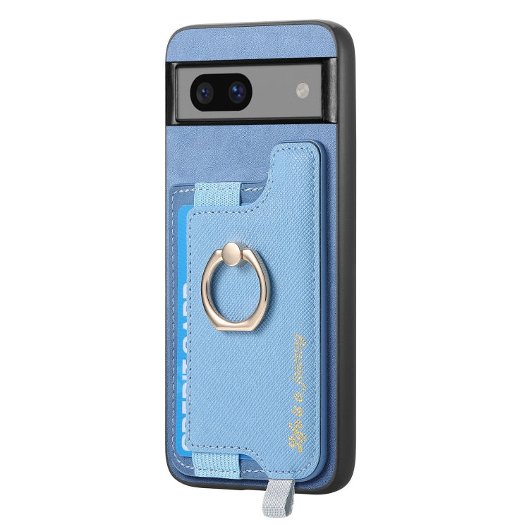 For Google Pixel 7 Retro Magsafe Magnetic PU Back Cover Phone Case