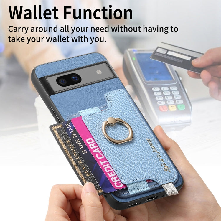 For Google Pixel 7 Retro Magsafe Magnetic PU Back Cover Phone Case