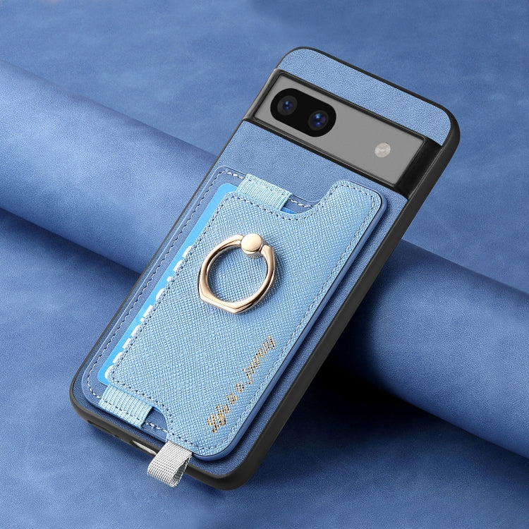 For Google Pixel 7 Retro Magsafe Magnetic PU Back Cover Phone Case