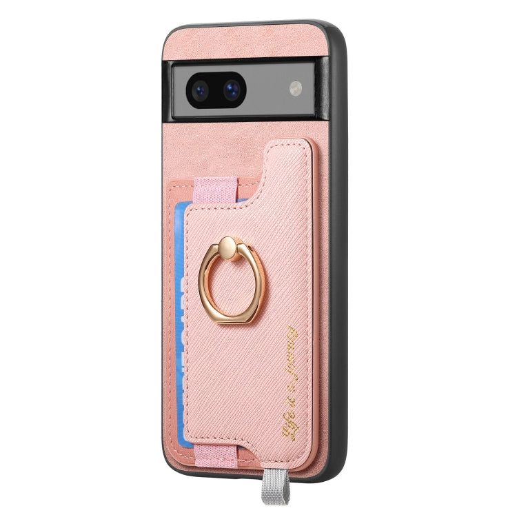 For Google Pixel 7 Retro Magsafe Magnetic PU Back Cover Phone Case