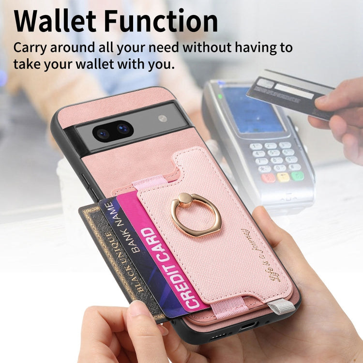 For Google Pixel 7 Retro Magsafe Magnetic PU Back Cover Phone Case