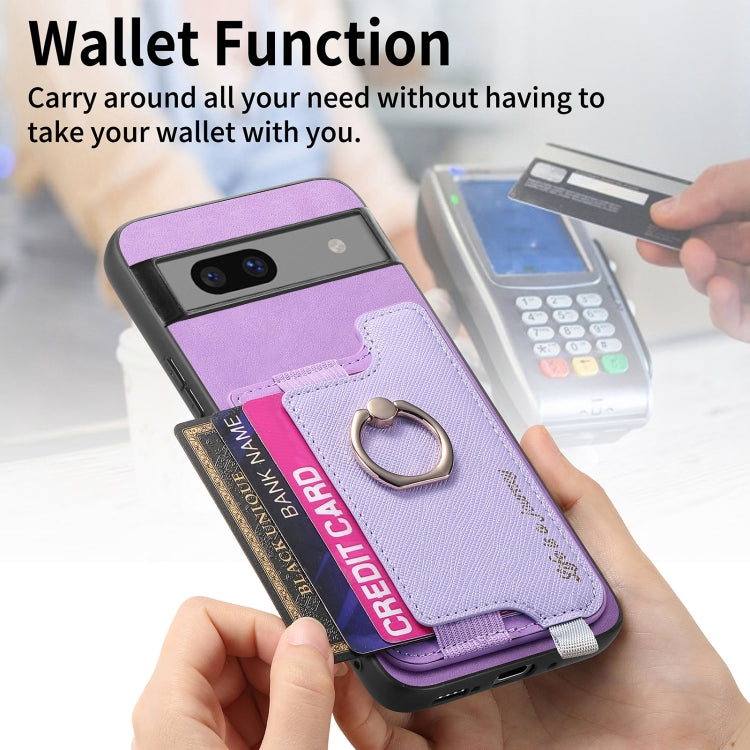 For Google Pixel 7 Retro Magsafe Magnetic PU Back Cover Phone Case
