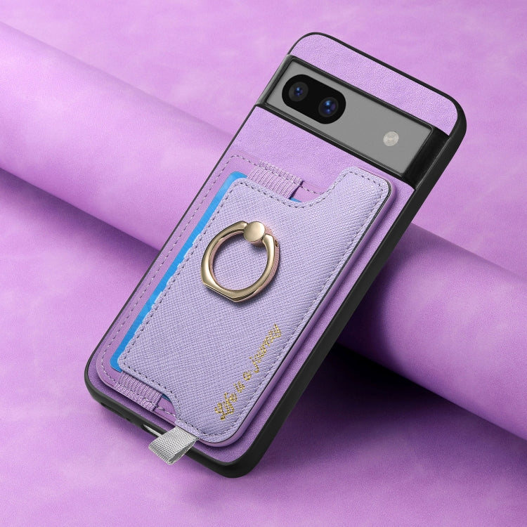 For Google Pixel 7 Retro Magsafe Magnetic PU Back Cover Phone Case