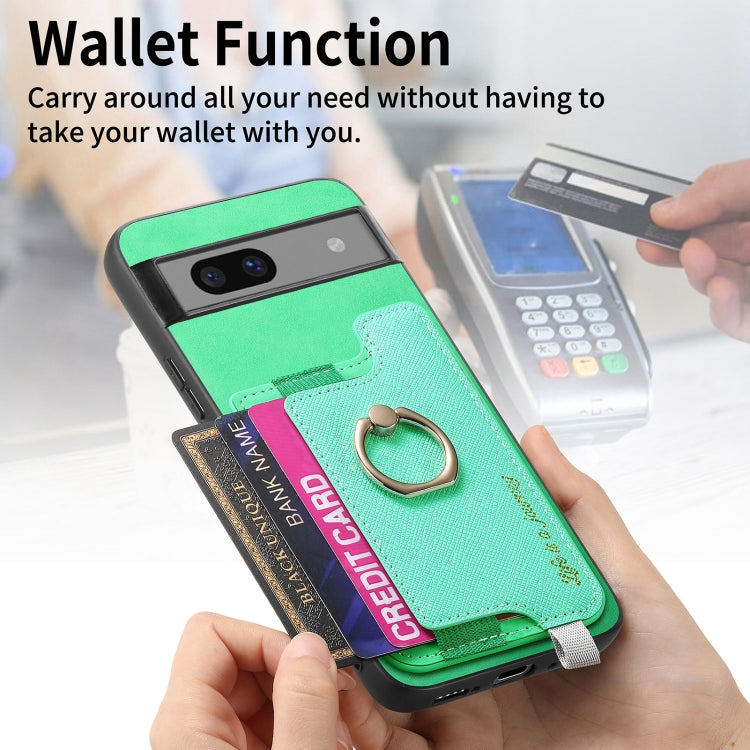 For Google Pixel 7 Retro Magsafe Magnetic PU Back Cover Phone Case