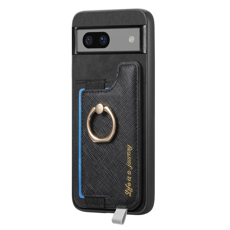 For Google Pixel 7 Retro Magsafe Magnetic PU Back Cover Phone Case