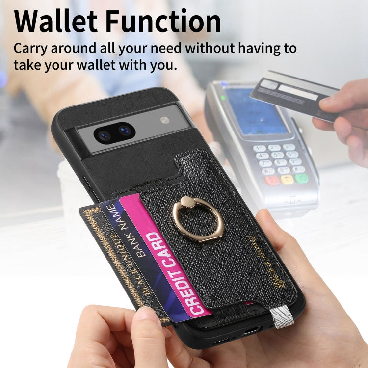 For Google Pixel 7 Retro Magsafe Magnetic PU Back Cover Phone Case