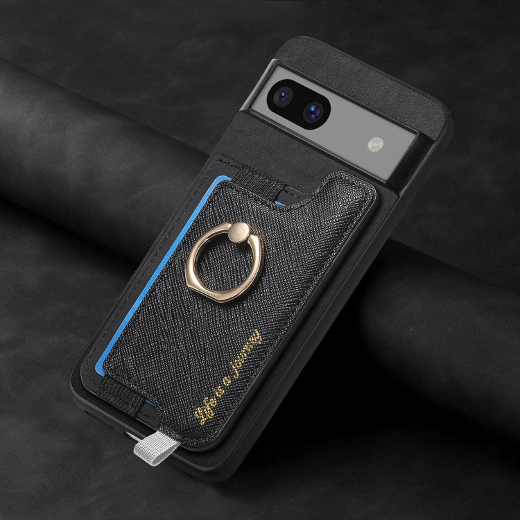 For Google Pixel 7 Retro Magsafe Magnetic PU Back Cover Phone Case
