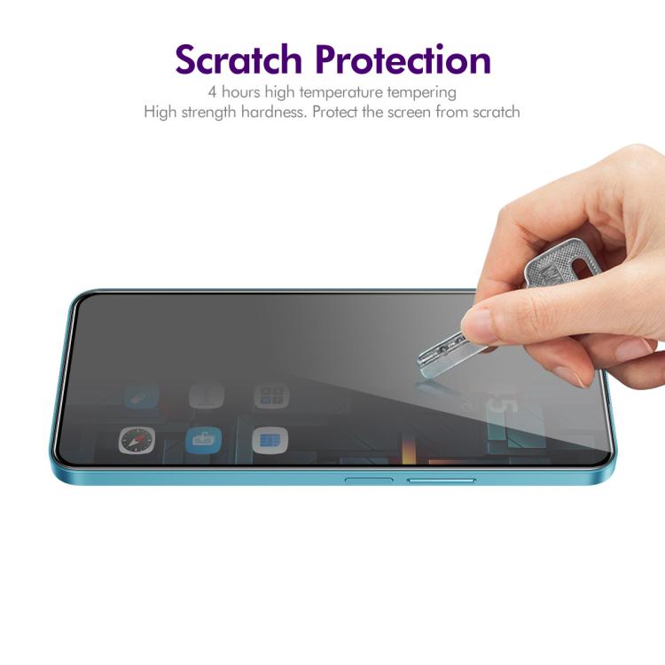 For Honor X60 ENKAY Easy Install Anti-peeping Privacy Tempered Glass Film