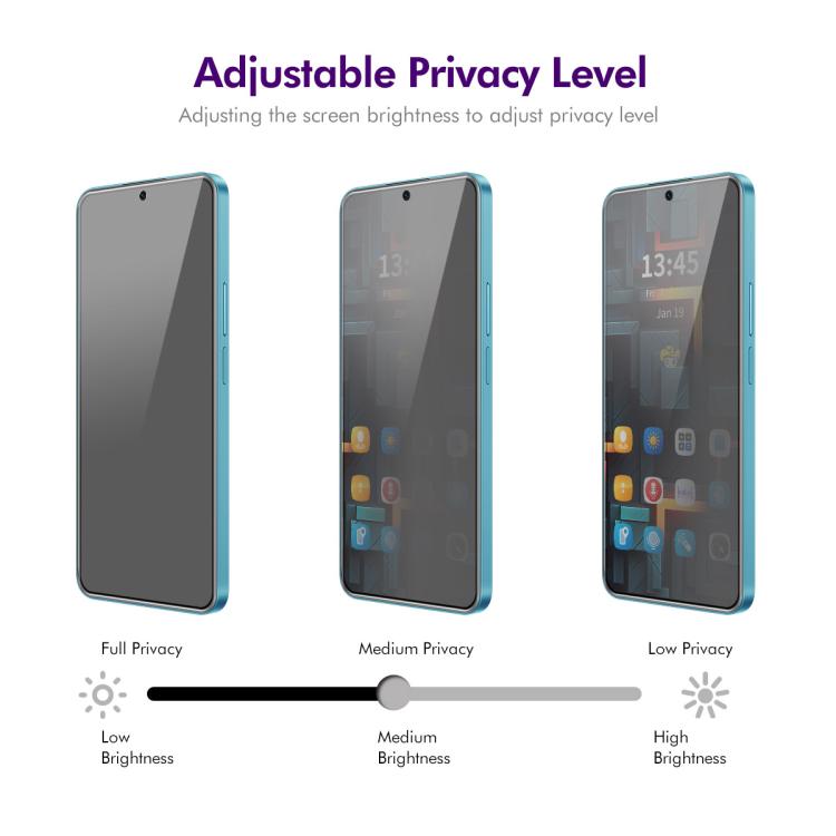 For Honor GT ENKAY Easy Install Anti-peeping Privacy Tempered Glass Film