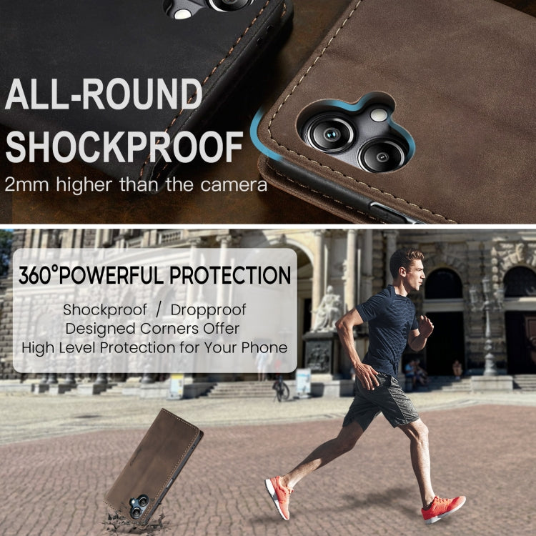 For Galaxy A07 / A06 CaseMe 013 Multifunctional Horizontal Flip Leather Phone Case