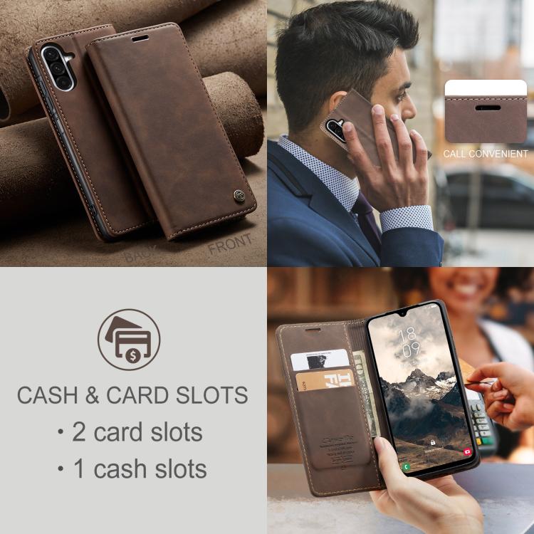 For Galaxy A26 5G CaseMe 013 Multifunctional Horizontal Flip Leather Phone Case