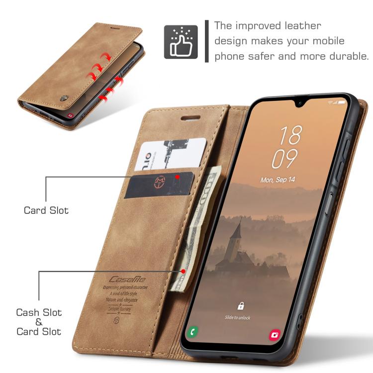 For Galaxy A26 5G CaseMe 013 Multifunctional Horizontal Flip Leather Phone Case
