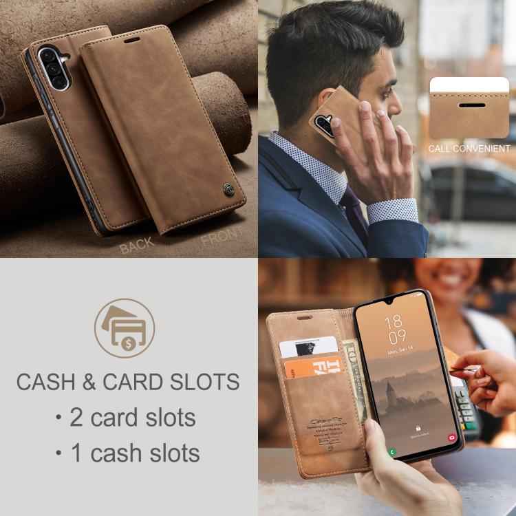 For Galaxy A26 5G CaseMe 013 Multifunctional Horizontal Flip Leather Phone Case