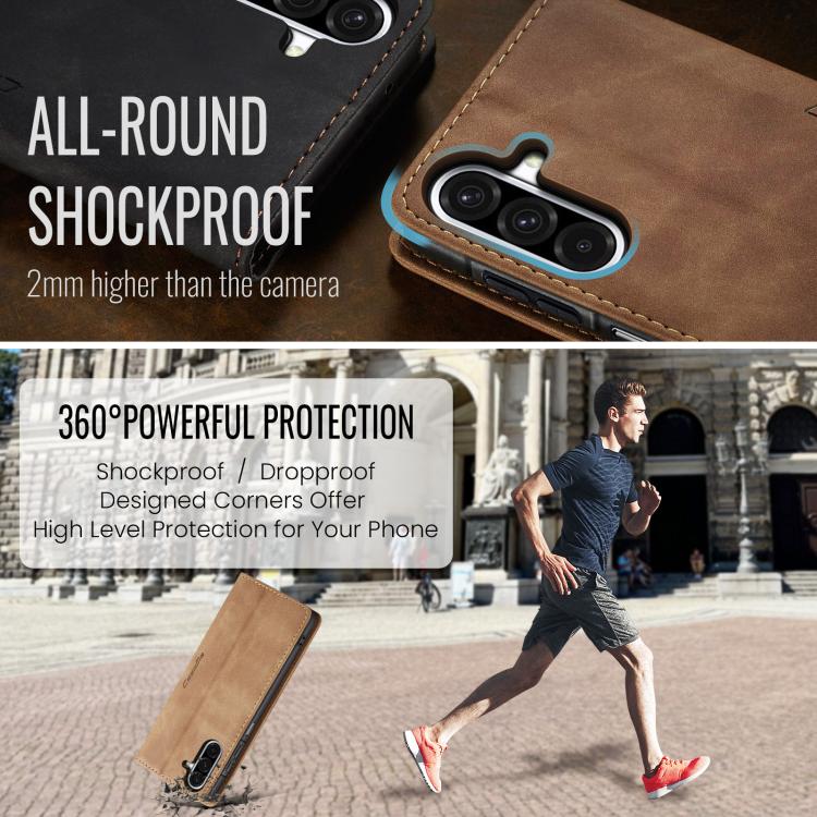 For Galaxy A26 5G CaseMe 013 Multifunctional Horizontal Flip Leather Phone Case