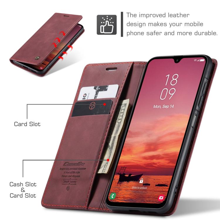 For Galaxy A26 5G CaseMe 013 Multifunctional Horizontal Flip Leather Phone Case