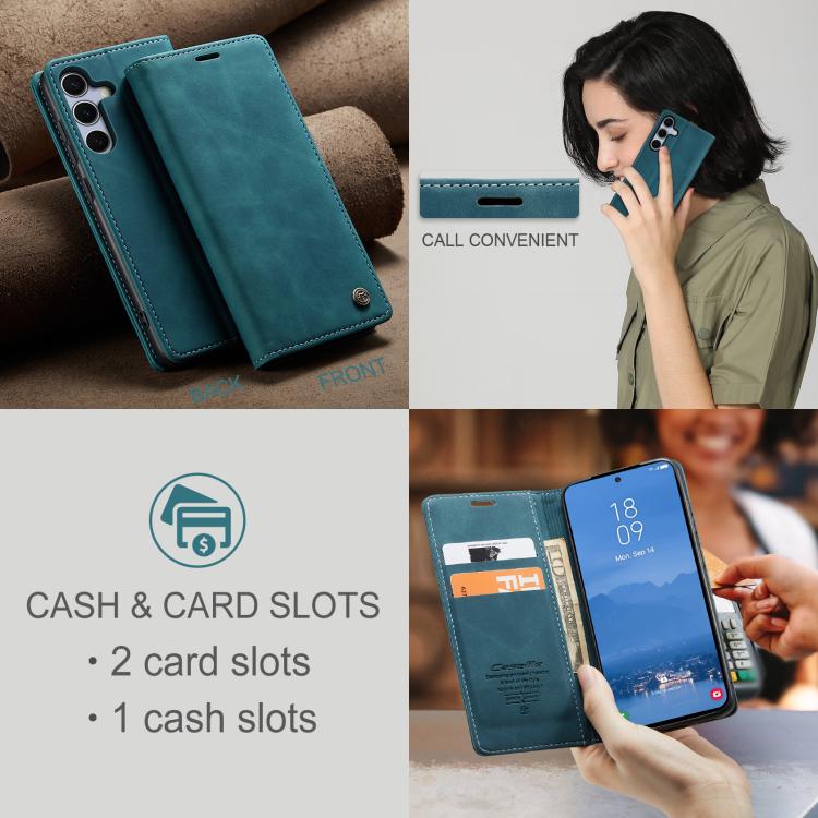 For Galaxy S25+ 5G CaseMe 013 Multifunctional Horizontal Flip Leather Phone Case