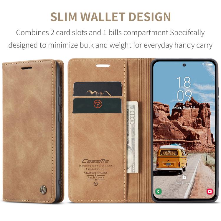 For Galaxy S25+ 5G CaseMe 013 Multifunctional Horizontal Flip Leather Phone Case