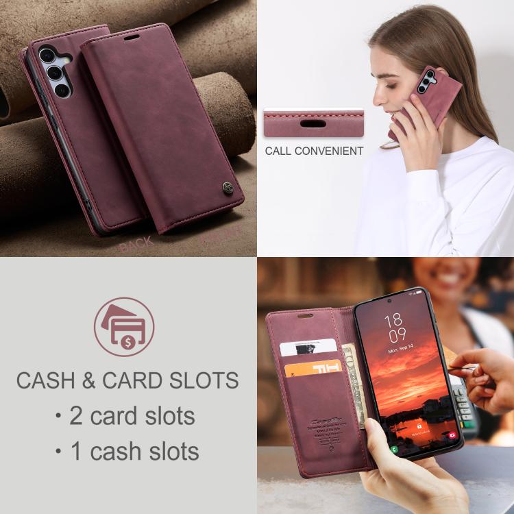For Galaxy S25+ 5G CaseMe 013 Multifunctional Horizontal Flip Leather Phone Case