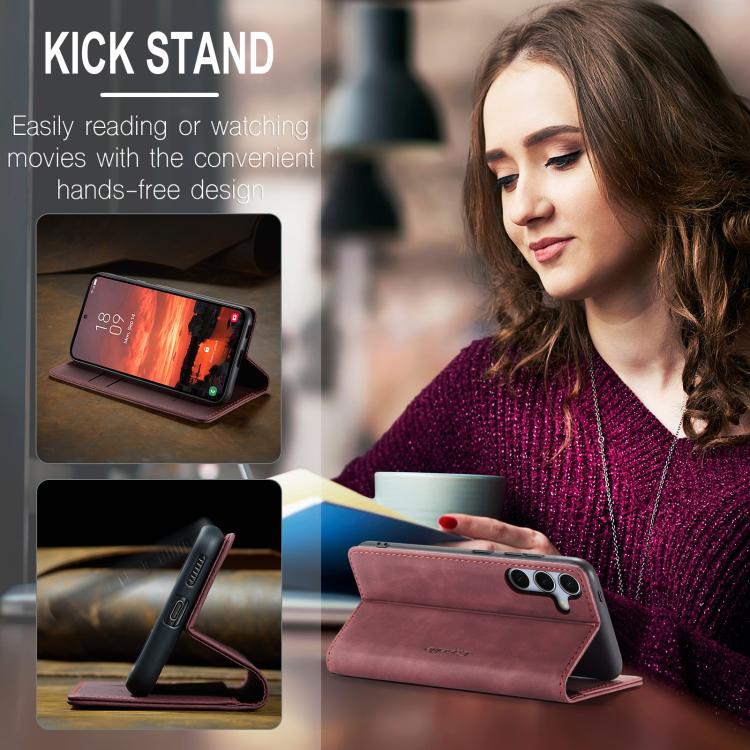 For Galaxy S25+ 5G CaseMe 013 Multifunctional Horizontal Flip Leather Phone Case