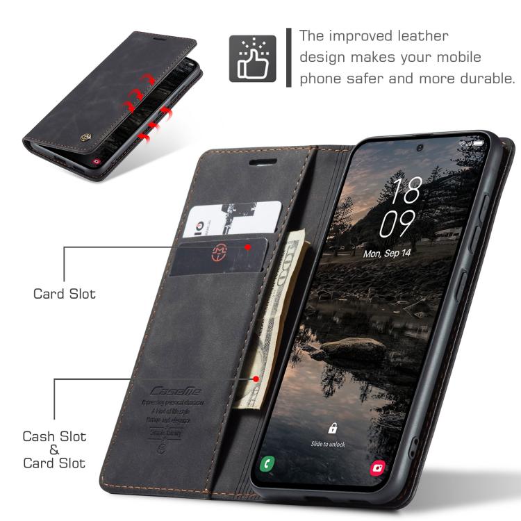 For Galaxy S25+ 5G CaseMe 013 Multifunctional Horizontal Flip Leather Phone Case