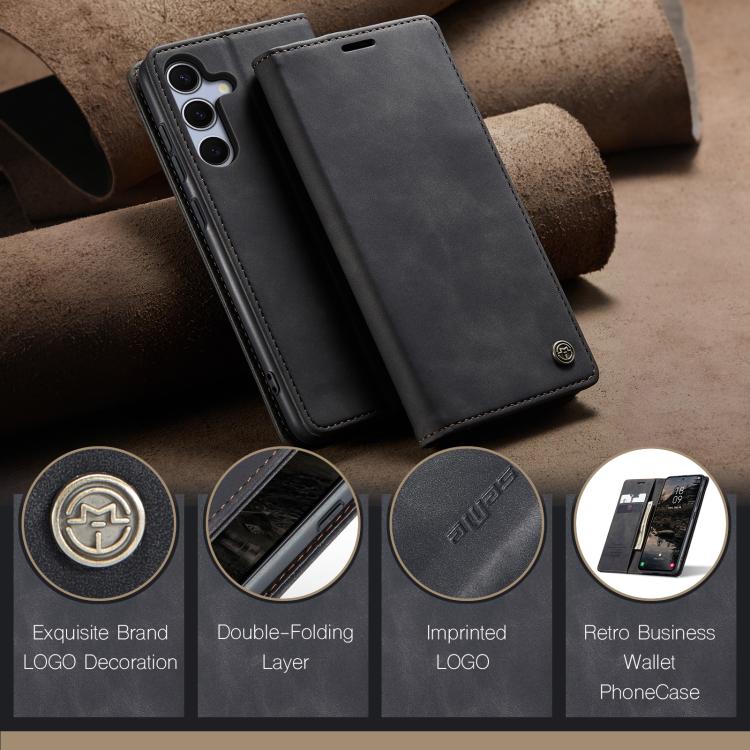 For Galaxy S25+ 5G CaseMe 013 Multifunctional Horizontal Flip Leather Phone Case
