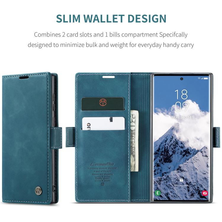 For Galaxy S25 Ultra 5G CaseMe 013 Multifunctional Horizontal Flip Leather Phone Case