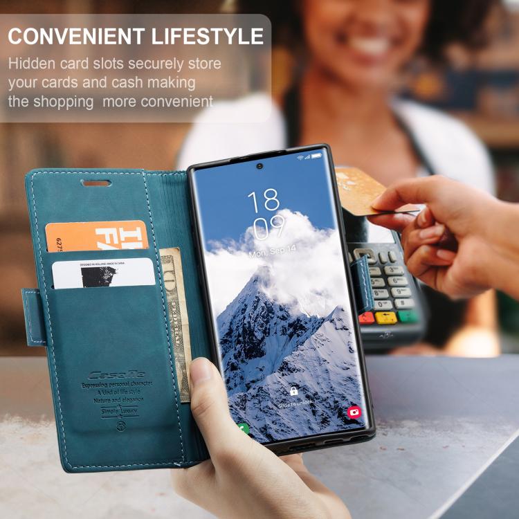 For Galaxy S25 Ultra 5G CaseMe 013 Multifunctional Horizontal Flip Leather Phone Case