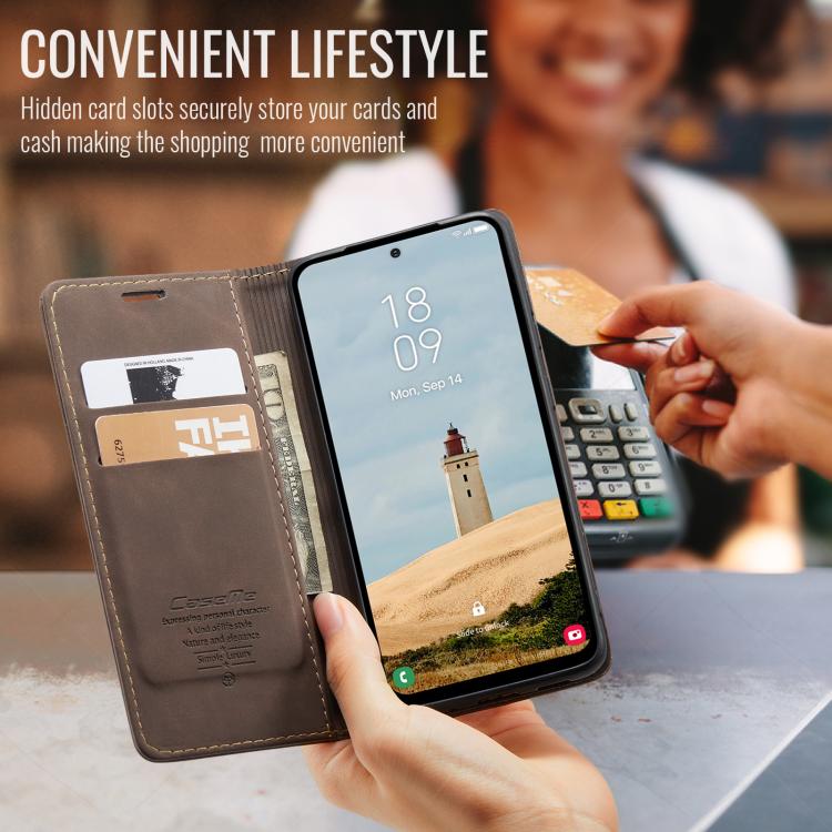For Galaxy A36 5G CaseMe 013 Multifunctional Horizontal Flip Leather Phone Case