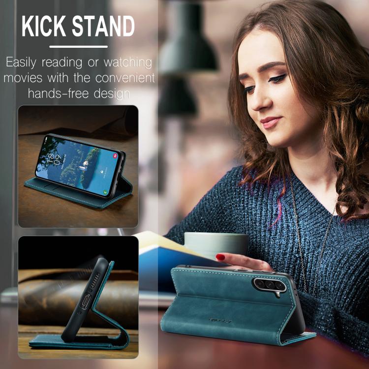 For Galaxy A56 5G CaseMe 013 Multifunctional Horizontal Flip Leather Phone Case