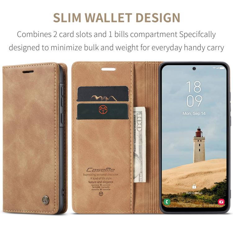 For Galaxy A56 5G CaseMe 013 Multifunctional Horizontal Flip Leather Phone Case