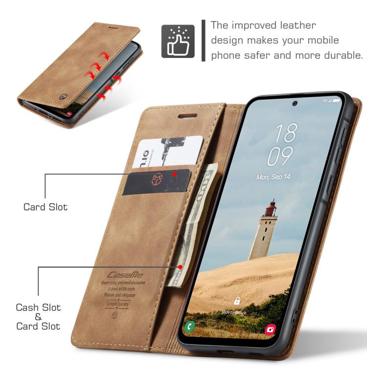For Galaxy A56 5G CaseMe 013 Multifunctional Horizontal Flip Leather Phone Case