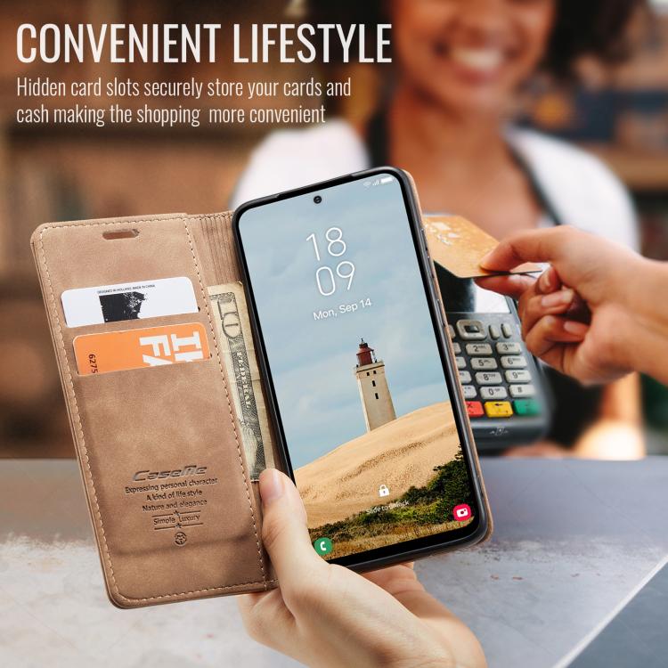For Galaxy A56 5G CaseMe 013 Multifunctional Horizontal Flip Leather Phone Case
