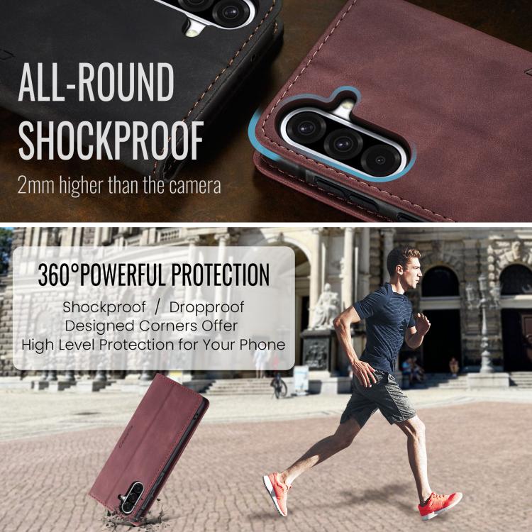 For Galaxy A56 5G CaseMe 013 Multifunctional Horizontal Flip Leather Phone Case