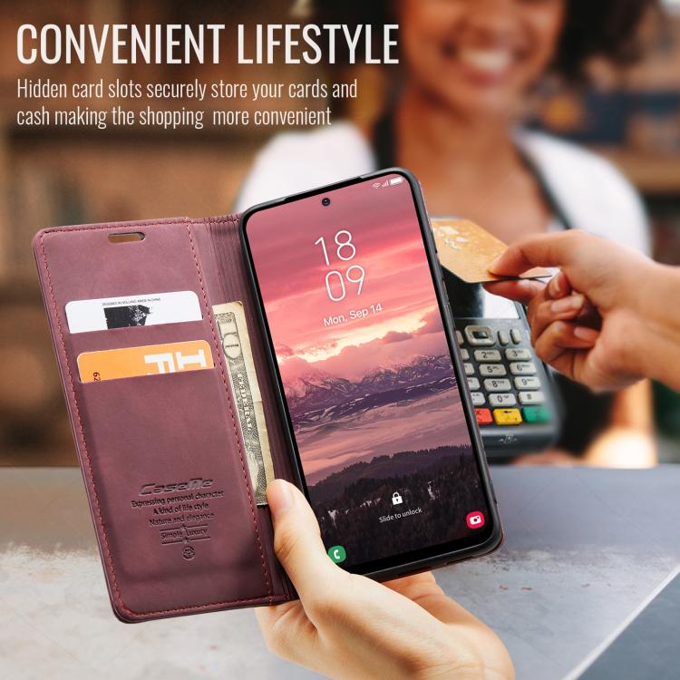 For Galaxy A56 5G CaseMe 013 Multifunctional Horizontal Flip Leather Phone Case